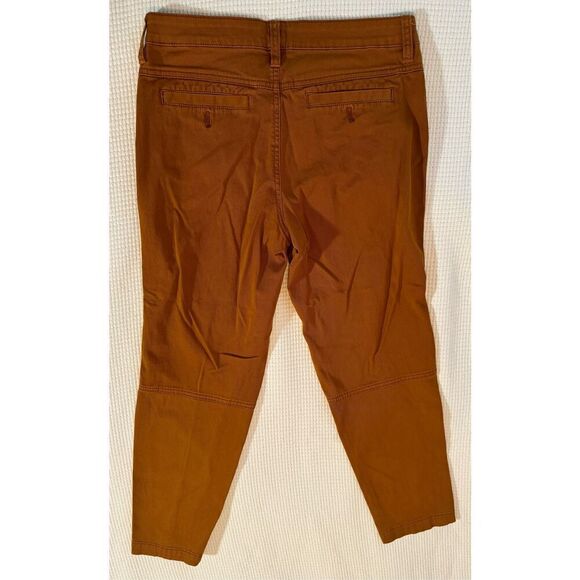 PrAna Women's Burnt Orange Button Up Utility Fly Pants Size 6 - Picture 2 of 8